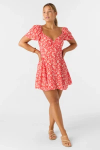 O'Neill Carina Short Dress - Women's - Small / Cayenne - Picture 1 of 9