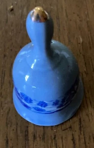 3-1/8 INCH BLUE BELL (V651) WITH WINTER SCENE - Picture 1 of 3