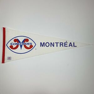 RARE CFL Montreal Concordes Football Pennant Defunct Alouettes 1980's Canada