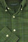 Lyle & Scott Men's Green Blue & Purple Check Cotton Casual Shirt S Small