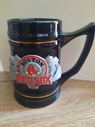 MLB Boston Red Sox Black Coffee Cup Raised Logo Cover