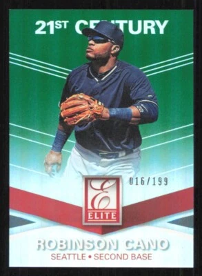 2015 Panini Elite ROBINSON CANO Green Baseball card #/199 SEATTLE MARINERS - Image 1 of 2