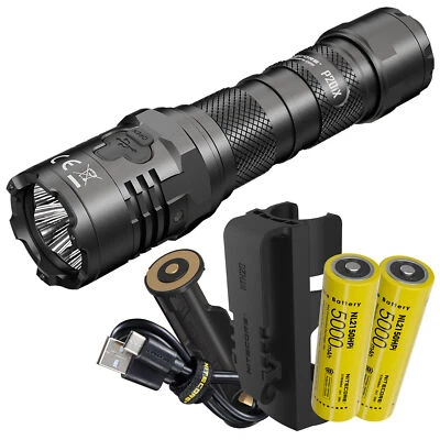 NITECORE P20iX 4000 Lumen USB-C Rechargeable Flashlight with Extra Battery