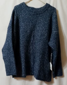 A. N. A. A New Approach dark blue/ white Sweater XL NWT - Picture 1 of 5