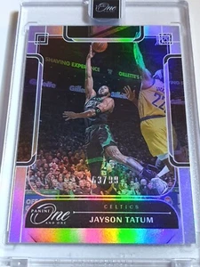 2023 Panini One and One Jayson Tatum #69 HOLO /99 - Panini Factory Sealed - Picture 1 of 3