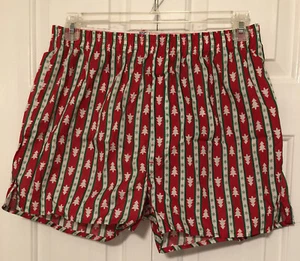 Vtg Christmas Tree Boxer Short Large 36 38 JC Penney 50/50 Poly Cotton USA - Picture 1 of 4