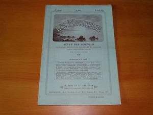 *** La Nature n° 1923 (02/04/1910) - Reconstruction Chicago / Machine jet sable - Picture 1 of 6