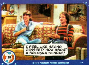 1978 Topps Mork & Mindy #28 I feel like having dessert! How about a bologna sund - Picture 1 of 2