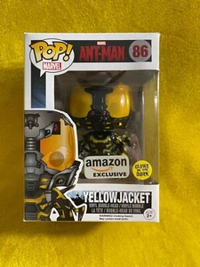 Pop! Funko #86 - Yellow Jacket - Ant-Man - Amazon Exclusive - Glows In Dark - Picture 1 of 6