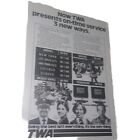 Trans World Airlines Print Advertisement 1970s OR PICK ANY 3 ADS FOR $24! TWA