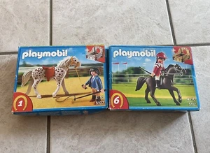 Playmobil 5112 & 5107 2 Sets Pferde mit Pferdebox - Bild 1 von 12