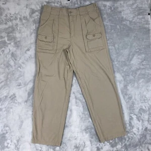 Pantalones cargo Cabela’s para hombre 32x30 beige lona calce clásico pierna recta exterior - Imagen 1 de 9