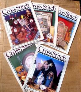 Cross Stitch Country Crafts Magazine Vtg 1987 Jan May July Sept Nov - Lot of 5 - Picture 1 of 6