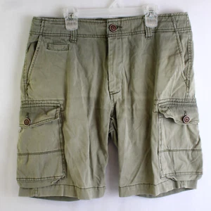Arizona Jeans Men’s 32 Classic Fit Green Cargo Shorts - Picture 1 of 5