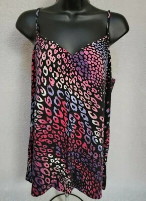 Camisa Top Blusa No Boundaries Juniors Mujer Talla XXXL 21 3XL 3X Grande Leopardo Foto 1 de 4