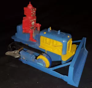 Vintage ROBERT IL ROBOT BULLDOZER - Wind-Up 1956 Ideal Toys (KR) - Foto 1 di 8