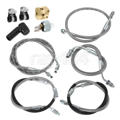 All Brake Hose Lines Kit for Polaris Sportsman 335 Sportsman 500 4X4 6X6 HO DUSE - Image 1 of 4