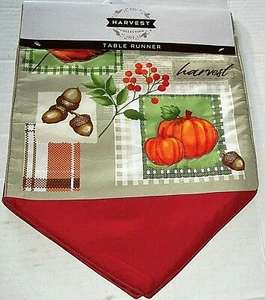 FALL TABLE RUNNER 13" X 36" HARVEST - Picture 1 of 1