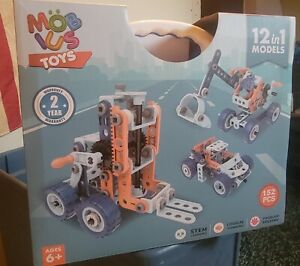 KIds Mobius STEM Learning Construction Set (12  models in 1 Box) Toy         