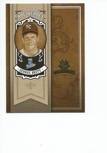 GEORGE BRETT 2005 Diamond Kings HOF Heroes card #HH-42 Kansas City Royals NR MT