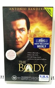 THE BODY Antonio Banderas Original BECKER Films Release Release HORROR VHS VG - Picture 1 of 3