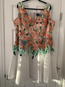EUC Gabby Skye Women's Dress Plus 18W Floral Print - Picture 1 of 4