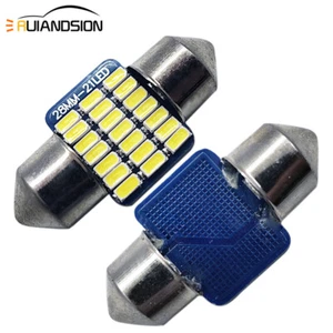 Festoon 28MM 3014 21 LED Car Interior Dome Reading Light License Plate Bulb 12V - Picture 1 of 9