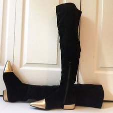 versace crotch high boots