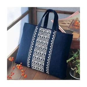Sewing Kits Olympus Kogin Kit Bag Bamboo Knot Kogin Kit 4 (Navy) - Picture 1 of 2