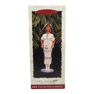Hallmark Native American Barbie 1996 Keepsake Ornament Dolls of the World ~ Good - Picture 1 of 5