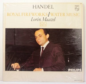 Handel Royal Fireworks/Water Music Lorin Maazel LP 1966 [Philips] MONO Shrink - Picture 1 of 6