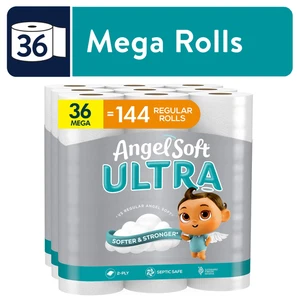 Ultra 2-Ply Toilet Paper, 36 Rolls, 6 Pack - Picture 1 of 12