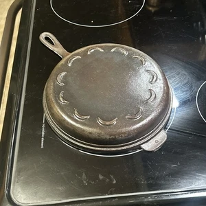 Padella vintage in ghisa smaltata grigia 9" Lodge smerlata 🔥🔥 - Foto 1 di 19