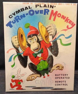 Винтажная тарелка 1960-х Playin Turn-Over Monkey Never Out Of Box от TN Nomura Япония - Изображение 1 из 4