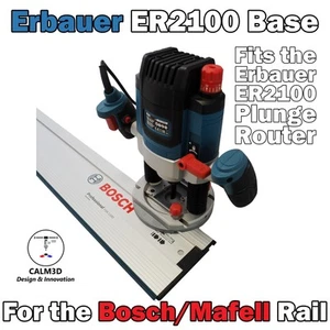 Erbauer ER2100 Plunge Sub-Base use on Bosch or Mafell Rail - INC P&P - Picture 1 of 10
