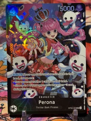 PERONA - One Piece TCG OP06-093 - PROMO - Store Treasure Cup 2024 - Image 1 of 2