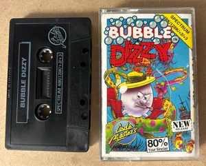Sinclair ZX spectrum game - BUBBLE DIZZY - CODEMASTERS - VGC - Working! - Zdjęcie 1 z 6
