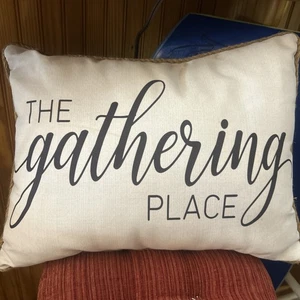 Creative Products The gathering place 20 x 14 Indoor / Outdoor Pillow - Picture 1 of 3