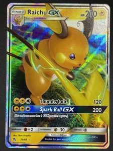 Raichu GX 020/068 - Pokemon TCG 2019 Sun & Moon Hidden Fates casi como nuevo - Imagen 1 de 2