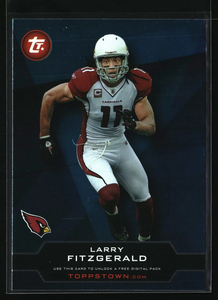 2011 Topps #TT-33 Larry Fitzgerald ToppsTown Arizona Cardinals - Image 1 of 2