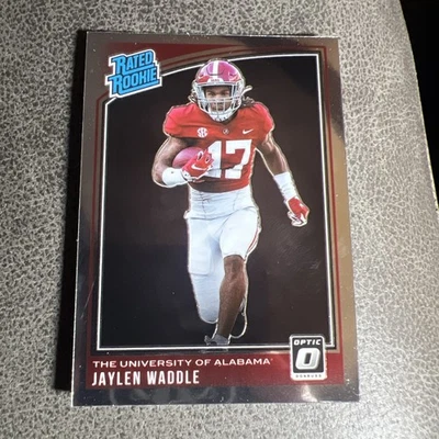 Jaylen Waddle Alabama Crimson Tide,  Dolphins Panini Optic Draft Picks Rookie - Image 1 of 2