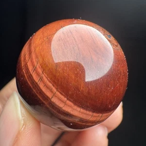 Tallado Esfera Ojo Tigre Rojo Natural 3cm, Efecto Ojo de Gato Vibrante-33 - Imagen 1 de 12