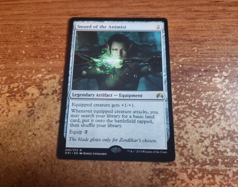 Sword of the Animist Origins ORI MTG Magic the Gathering - Near Mint - Image 1 of 1