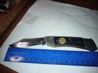 KISSING CRANE LOCK BACK 1984 NATIONAL KNIFE COLLECTORS - Image 1 of 4