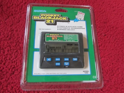 Radica Pocket Blackjack 21 Handheld Video Game Console - New Sealed - Image 1 of 3