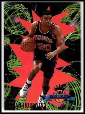 1994-95 Fleer #10 Allan Houston Rookie Sensations - Image 1 of 2