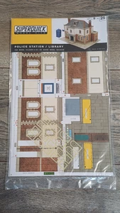 KIT DE TARJETAS DE ESTACIÓN DE POLICÍA SERIE B25 SUPERQUICK SELLADO EN BOLSA CALIBRE OO/HO - Imagen 1 de 2