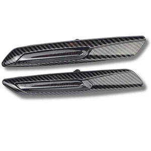 Seitenblinker Set LED BMW 5er F10 F11 10-13 Carbon Schwarz Dynamic Paar - Bild 1 von 12