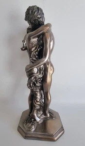 The kiss. Crosa 2001 Cold Cast Bronze Nude Sculpture Heredities - Picture 1 of 3