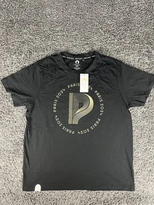 Paris 2024 Olympics Men’s T Shirt Size XL Black Graphic Officially Licensed NWT - Picture 1 of 7